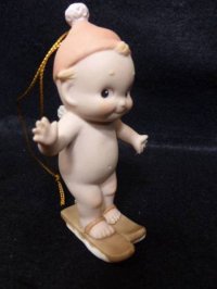 039　ローズオニールキューピー　ビスク　陶器人形