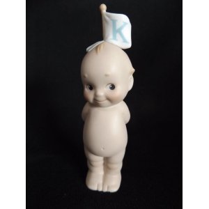画像: 093　　  かけ有り　ローズオニールキューピー　JESCO印 ビスク　陶器人形