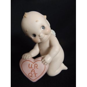 画像: 090　　  ひび有り　ローズオニールキューピー　ビスク　陶器人形