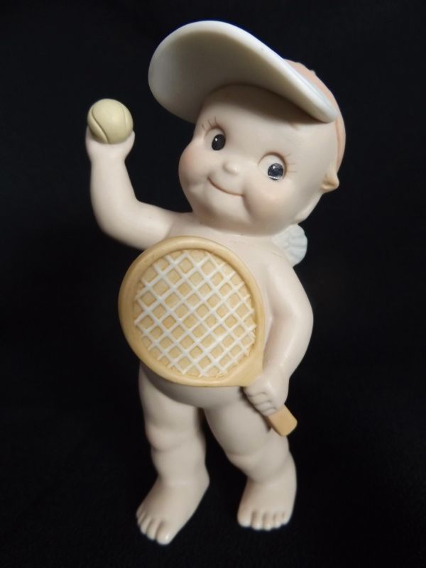 画像1: 092　　  ひび有り　ローズオニールキューピー　ビスク　陶器人形